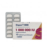 Купить Оспен (Феноксиметилпенициллин) таблетки 1000000 МЕ №12 в Иркутске